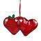 4.25" Red Our 1st Christmas Together Hearts Christmas Ornament